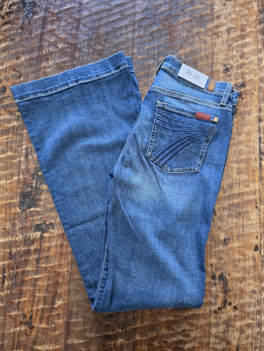 7 For All Mankind Women's Dojo Flare Jeans